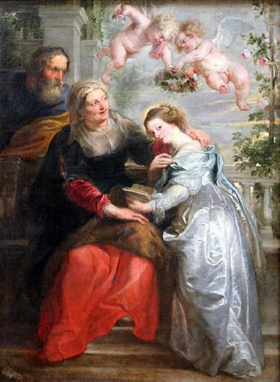 Peter Paul Rubens The Education of Mary China oil painting art